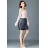 Skirts Autumn Winter Pleated Women Mini A-line Elegant Velvet Skirt Ladies Versatile High Waist Slim College Faldas Feminine Ins