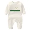 Noworodek urodzony Baby boy dziewczyna pajacyki projektant marki list kostium kombinezony ubrania kombinezon dla dzieci body dla niemowląt strój Romper strój kombinezony