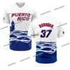 Puerto Rico 2023 WBC WBC Custom Men Baseball Jersey World Baseball Classic Jose Berrios Edwin Diaz Lugo Marcus Stroman Javier Baez Carlos Correa Francisco Lindor Ety