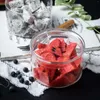 Ciotole Ciotola di frutta in vetro creativo Zuppa trasparente Rotonda Fornello carino Insalata Noodle istantanei Strumenti di cottura Forniture da cucina