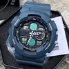 Sports Digital Quartz 140 Unisex Watch Original shock watch Full function World Time LED Solar GA Oak series