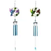 Decorative Figurines Objects & Kingfisher Wind Chime Pendant Outdoor Yard Garden Home Decoration Green Blue Painted Hanging Ornaments Childr