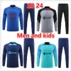 22 24 Barcelona adult and kids TRACKSUIT ANSU FATI Camisetas de 2022 2023 SET adult chandal survetement