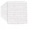 Bakgrundsbilder 3D Självhäftande paneler Bakgrund Diy Decor Foam Wall Stickers TV Bakgrund Kids vardagsrum Vattentät 10st Brick Paper