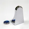 Bath Accessory Set Home Bathroom Magnetic Soap Holder Container Dispenser Wall Attachment Adhesion Dishes Silver Color