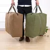 Duffel Bags Travel Packing Cubes Big Bag Folding Waterproof Thickened Canvas Large Capacity Luggage Handbag Portable