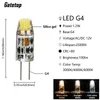 1-10pcs LED In-line Mini G4 Low Voltage 12V COB Warm White Light For Mirror Headlight Crystal Replace 25W Halogen