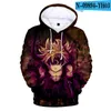 Sweats à capuche pour hommes The Seven Deadly Sins Rôle Vêtements Cos Automne Et Hiver Sweat À Capuche Manteau Unisexe Couple Amour Parent-enfant 3D