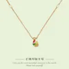 20% OFF 2023 New Luxury High Quality Fashion Jewelry for Double Cute Colorful Cake Simple Folding Necklace Women's Texture INS Hip-hop Sweater Chain