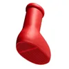MSCHF Big Red Boots 2023 Astro boy boot Tecknad i verkligheten mode män kvinnor Regnstövlar Gummiplattform med tjock botten MED LOGO Överdimensionerade skor knästövlar med låda