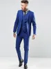 Mäns kostymer Slim Pass Mens Dinner Party Prom Dress Wedding Groom Tuxedos Man Blazer Work Busienss (Jacket Pants Vest Tie) K: 1667