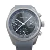 2022 Mens Watch Vk quartz movement 2813 automatic movement Black face Wristwatches steel metal strap 42mm relojes de lujo229D