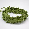 Decorative Flowers 1PC 400CM Green Vine Artificial Fake Ivy Garland Leaves Creeper Plants Wedding Party DIY Floral Home Decor