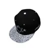 Kogelcaps pentagram borduurwerk platte top hiphop hoed katoen unisex honkbal pet buiten stoten hoeden sport mode capsbal