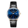 Wristwatches Reef Tiger Classic Serier RGA8215 Men Fashion Business Dress Ultra Thin Automatic Self-wind Mechanical Wrist Watch - Rosegold