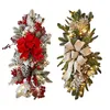 Decoratieve bloemen kransen modeontwerp 2pc draadloze prelit trap decoratie verlicht kerst led krans krans swag trimdecorativ