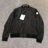 designer mens jacket embroidered badge loose casual round-neck baseball jacket lightweight windproof stand collar jacket motorcycle jacket