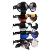 Hooks 2pcs/set 5 capas gafas anteojos gafas de sol en el soporte de soporte de stand spanting de marco PVC 15.5 31 cm