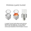 Longmada Motar I Wax Heater With Replaceable of Quartz Bucket Heating Chamber Cup Element Glass Attachment Mouthpiece Flat Heating Base