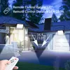 Luci di inondazione solari per esterni LED Proiettore impermeabile Pannello Foco Led Solar Powere Faretti Wall Garden Riflettore solare Illuminazione 30000MAH