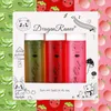 Lip Gloss 3PCS Fruit Set Moisturizing Oil Glaze Waterproof Nourishing Cheery Grape Tint Makeup