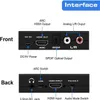 HDMI-Audio-Splitter ARCfiberlinker und rechter Kanal 4K60HZ HDR HDCP Cracking-Dekodierung