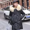 Kadın Trençkotları Kış Ceket Parkas 2023 Kadın Koreli Pamuklu Çaplı Kürk Kapşonlu Ceketler Ceket Kalın Pamuklu Yastıklı Sıcak Ekmek