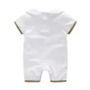 2023 3st Setar Baby Boys Girls Rompers Romper Toddler Cotton Short Sleeve Jumpsuits Summer Infant Onesies Romper Bib Hat Kids Design