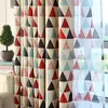 Curtain Geometric Blackout Curtains For Kids Trigon Blackouts Window Children Living Room Children's