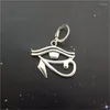 Backs Earrings 1 Pcs Eye Of Horus Earring History Fan Gift Ra Hoop Big Pendant Lever Back Single