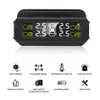 TPMS CAR AUTO bezprzewodowe monitorowanie ciśnienia oponowego System Solar USB Power ładujący cyfrowy alarm TPMS czujnik zewnętrzny wewnętrzny