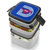 Dinnerware Sets S M U Double Layer Bento Box Portable Container PP Material