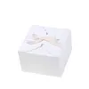 Geschenkwikkeling 5/10/20 stks Kraft Paper verpakkingsdozen voor het bakken van rode doos met lint Groothandel Candy Verjaardag Wedding Favor BoxGift