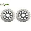 Motorcycle Brakes BIKINGBOY Front Rear Brake Disks Discs Rotors For 1050 2005 2006 2007 Stainless Steel 320mm 220mm Full Set