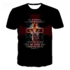 Męskie koszulki Knights Templariusze wydrukowana koszulka O-Neck Modna moda swobodny krótki rękaw streetwear harajuku topy tee