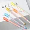 10/26/36pcs Glitter Pen Highlighter Alworking Marcador de flash Gel Canetas Desenho de desenho Diy DIY Stationery School
