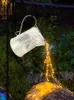 Lampes de pelouse solaire arrosoir lumière extérieure étanche jardin conte de fées fer douche LED lumières chaîne maison cour décor de noël