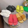 Summer fashion slippers luxury woman beach Cartoon Big Head Leather platform sandals Hotel Bath men Slides Designer Flat women shoes size 35-41-42-44 With box