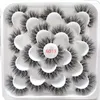 False Eyelashes 10 Pairs Of Lotus 3D Silk Protein Imitation Mink Hair Fiber Explosion Fried Fluffy