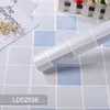 Wallpapers Kitchen Decorations Ceramic Tile Pattern Wallpaper Thickened Pearl Color Living Room Bathroom Self Adhesive W1