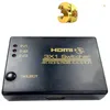 Conmutador HDMI2.0 3 en 1 con mando a distancia compatible con infrarrojos PS4 ps5 xbox 4K60HZ