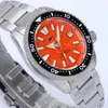 Orologi da polso Heimdallr Orologio subacqueo da uomo SKX007 Quadrante bianco Zaffiro Materiale titanio Movimento automatico NH35 Resistente all'acqua 200 m