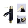 Bathroom Sink Faucets Basin Faucet MaBlack Single Handle Round Tap Stainless Steel And Cold Water Mixer Wash