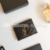 Bolsa de titulares de cartão de designer de alta qualidade moda feminina masculina bolsas de luxo caviar couro com caixa y cartões de crédito dupla face moeda mini carteiras