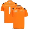 Redbulls Men's Polos New F1 Team F1チームF1チームレーシングスーツ短袖ポロシャツクイック乾燥通気性カスタムプラスサイズ2022