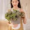 Fiori decorativi Simulazione Pianta Disposizione dei fiori Plastica artificiale Eucalipto Bacche verdi Matrimonio Pografia Decorazione domestica finta
