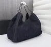 2023 neue einkaufstasche große kapazität original frauen handtasche schulter tasche kette tasche importiert denim 5A qualität