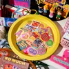 Hediye sargısı 30 adet çıkartmalar paketi kawaii illüstrasyon diy scrapbooking el yapımı günlük önemsiz günlük malzemeleri