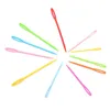 Sying Notions Tools 1set (20st/set) Multicolor Plastic Needles for Crafts Klädskor DIY Knitande Cusp Crochet Hooks 7cm