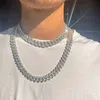 In magazzino di alta qualità in oro oro in argento ghiobrato ghiacciato VVS Moissanite Diamond Cuppan Link per la vita hiphop